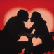 Couple dans la p�nombre