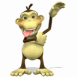 Singe se frottant les aisselles