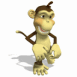 Singe se dandinant