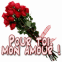 Bouquet de roses "Pour toi mon amour!"