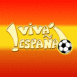 Espagne: "Viva Espa�a"  avec ballon
