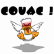 Canard �nerv� "Couac!"