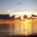 Coucher de soleil sur la mer (Mayotte)