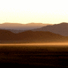Paysage de colines � l'aurore