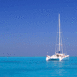 Voilier s'�loignant (Maldives)