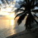 Plage au cr�puscule (Maldives)