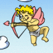 Cupidon sur le point de tirer une fl�che