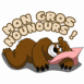 Nounours en train de r�ver "Mon gros nounours"