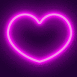 N�on en forme de coeur