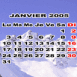 Calendrier Montagne Janvier