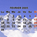 Calendrier Montagne F�vrier