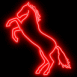N�on Cheval cabr�
