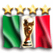 Drapeau italien 4 �toiles