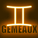 N�on zodiaque g�meaux