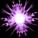 Lumi�re mauve dans le noir