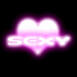 Coeur rose n�on "Sexy"