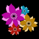 Fleurs stylis�es