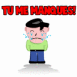 Gar�on qui pleure "Tu me manques!"