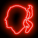 T�te de Maure n�on rouge