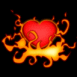 Coeur enflamm�