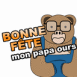 Ours "Bonne f�te mon papa ours"