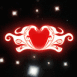 Coeur tribal n�on