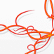 Tribal orange fluo