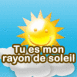 Soleil souriant "Tu es mon rayon de soleil"