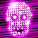 Cr�ne strass fluo rose