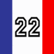France: Drapeau num�ro 22