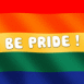 Drapeau arc-en-ciel: be pride!