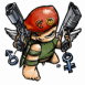 Cupidon habill� en commando