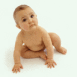 B�b� regardant en l'air