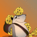 Souris transportant du fromage