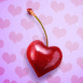 Cerise en forme de coeur