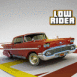 Voiture "lowrider" rouge