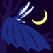 Chauve-souris au clair de lune