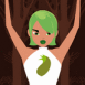 Fille "verte"