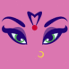 Visage f�minin indien stylis�
