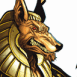 Anubis, l'air  furieux