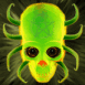 Cr�ne vert et tentacules