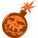 Bombe t�te de mort