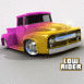Pickup "Low rider" rose et jaune