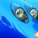 Pagani Zonda C12 bleue, phares avant 2