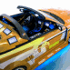 Mustang jaune d�capotable tun�e