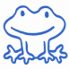 Grenouille stylis�e
