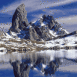 Montagne se refl�tant dans un lac