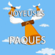 Cloches volantes "joyeuses P�ques"