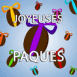 Oeufs volants "joyeuses P�ques"
