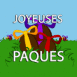 Oeufs en chocolat "joyeuses P�ques"